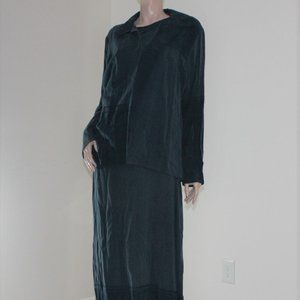 Coldwater Creek Green Dress & jacket set